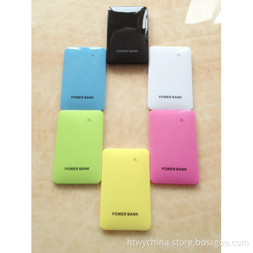 Large Capacity Ultra Slim Thin Universal Portable Mobile Power Bank 10000mAh with CE FCC RoHS Certification